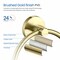 Kibi Circular Bathroom Towel Ring - Brush Gold KBA1406BG - alternate 3